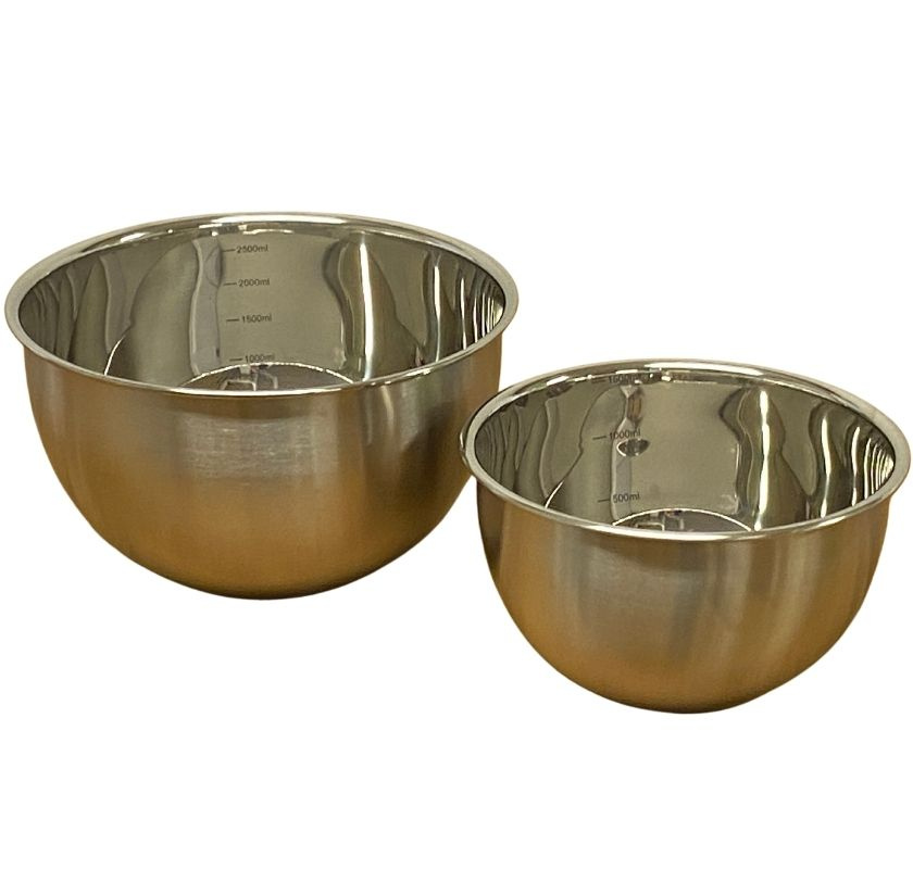 Rostfri tillredningssk�l 1.5 liter