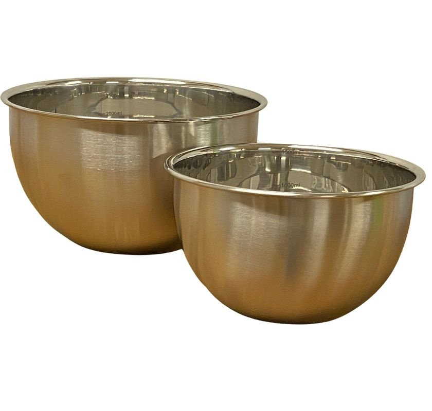 Rostfri tillredningssk�l 3 liter