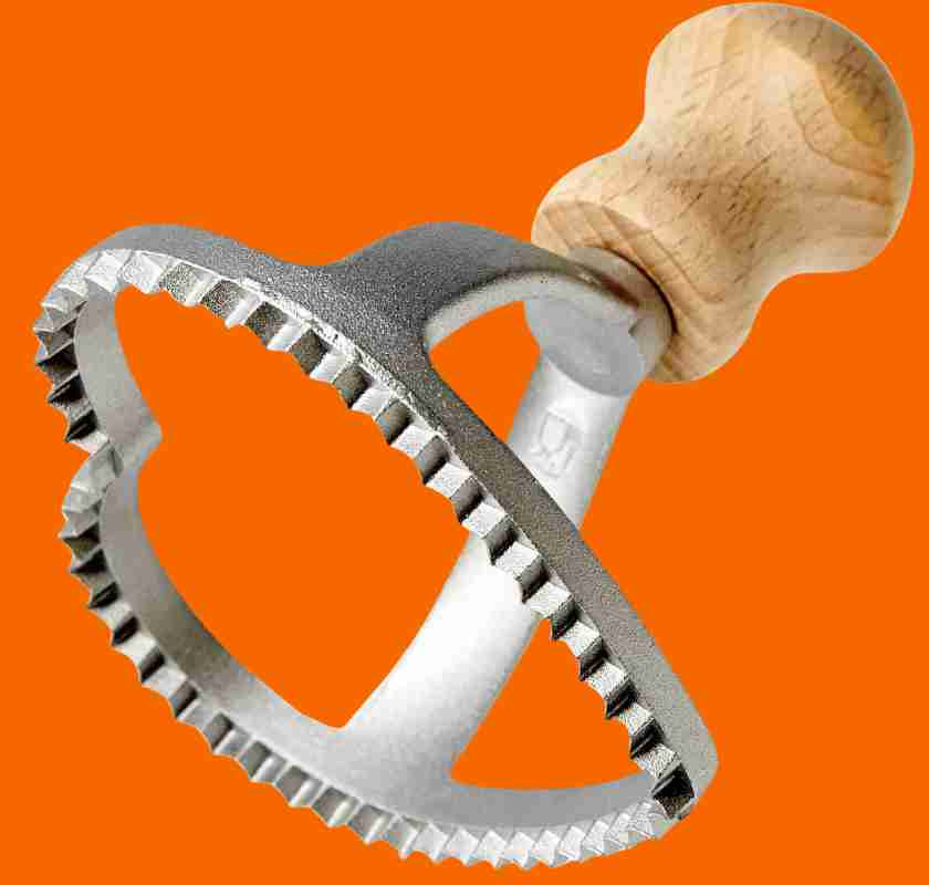 Raviolistans hj�rtformad undersidan mot orange