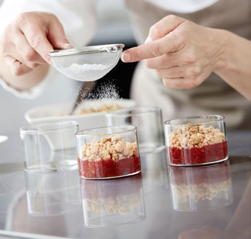  4 st Serverinsglas � 8 x 5 cm 