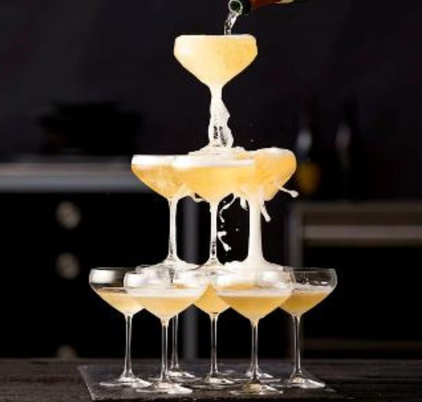 Champagneglas sk�l 4st