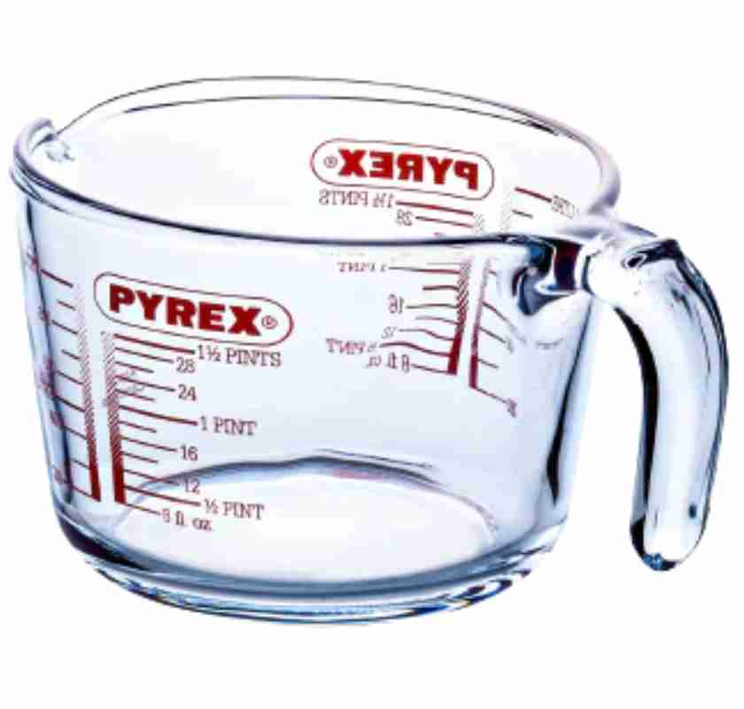 Pyrex literm�tt i h�rdat glas 1 liter
