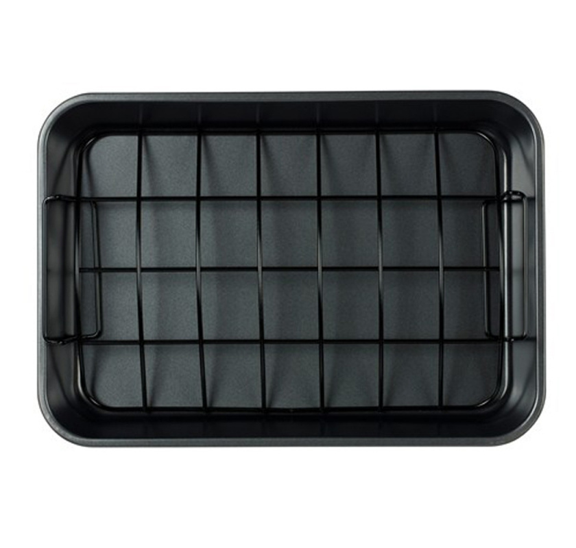 L�ngpanna med galler i non-stick