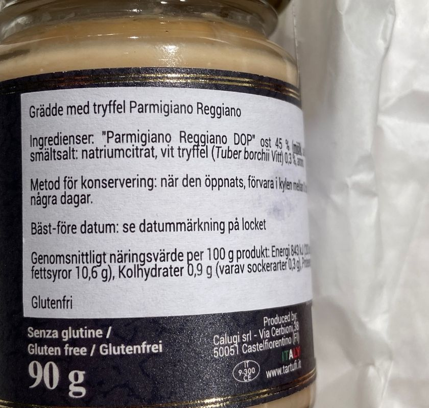 Parmesan- & tryffelkr�m