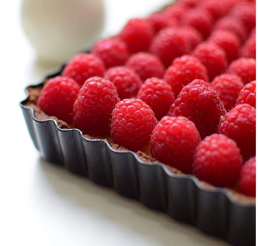 detalj av ajform med l�s botten rektangul�r med hallon