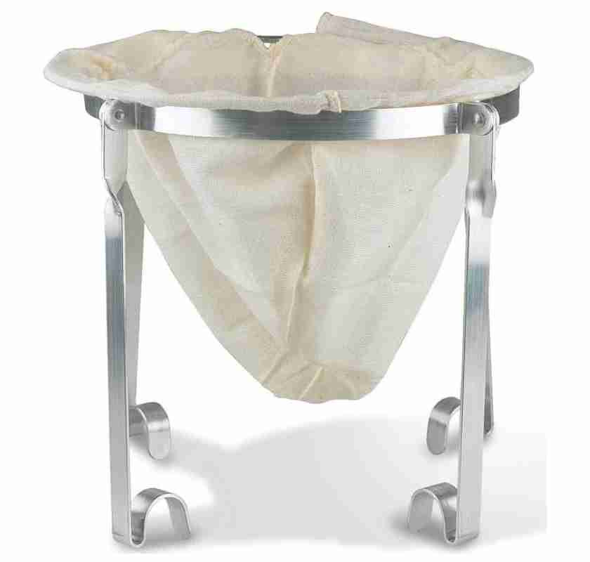 Saftsil i aluminium med silduk