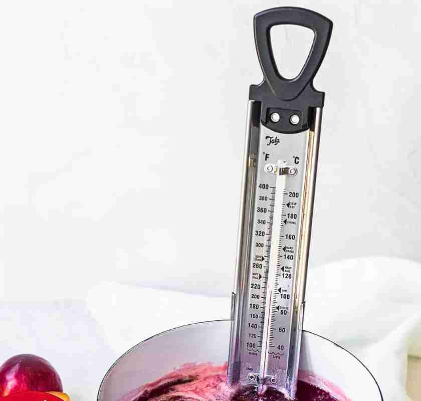 Sylttermometer, frityrtermometer & konfekttermometer till 220�C Tala i gryta