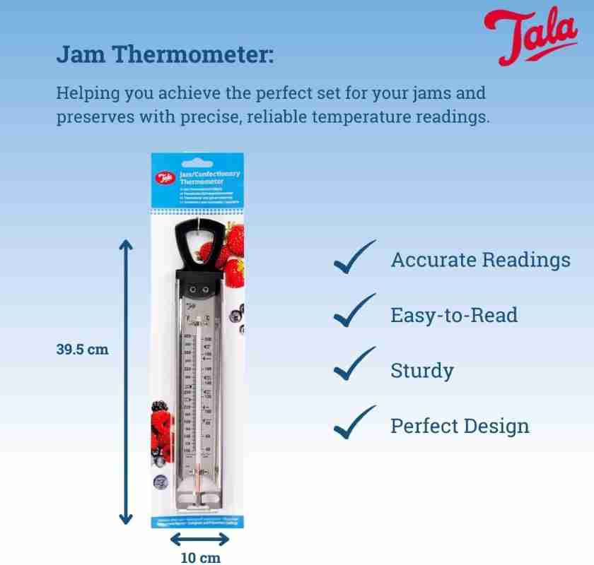 Sylttermometer, frityrtermometer & konfekttermometer till 220�C Tala