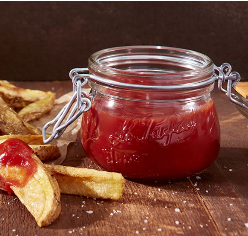 Konserveringsburk Le Parfait med sn�pplock 250 ml med ketchup
