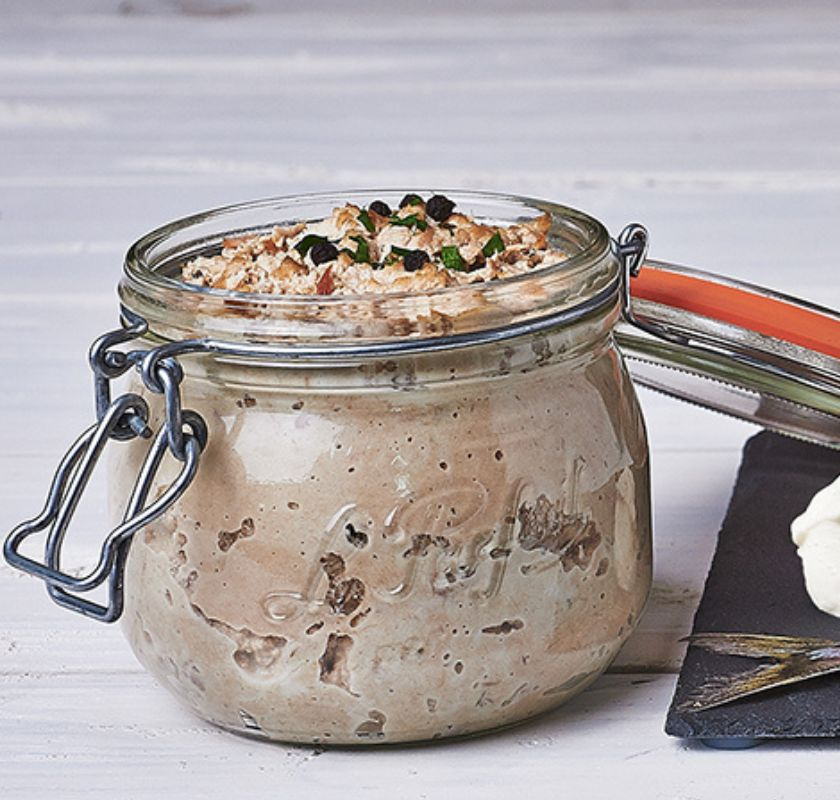 Konserveringsburk Le Parfait 0,25l med inlagd makrillr�ra