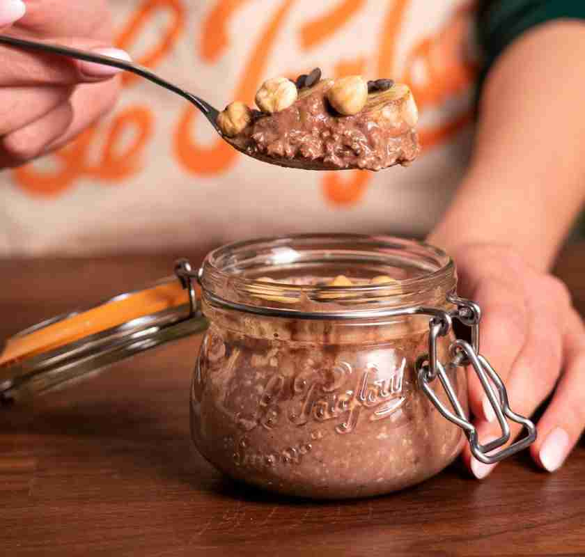 Konserveringsburk le Parfait med overnight oats
