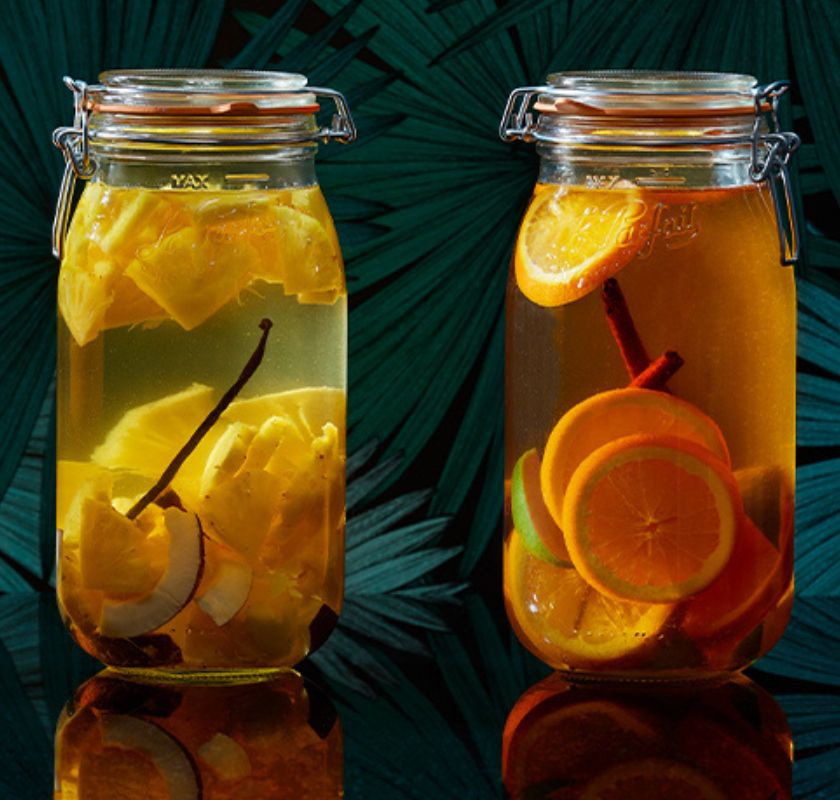 Konserveringsburk Le Parfait med sn�pplock 1500 ml med inl�ggningar