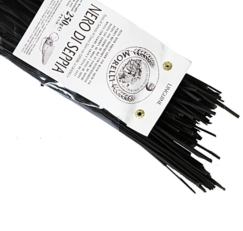 Nero di seppia Svart bl�ckfisk linguine pasta 250g morelli freaky kitchen