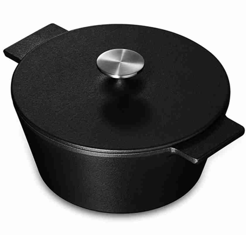 Gjutj�rnsgryta med lock 25 cm 4,6 liter