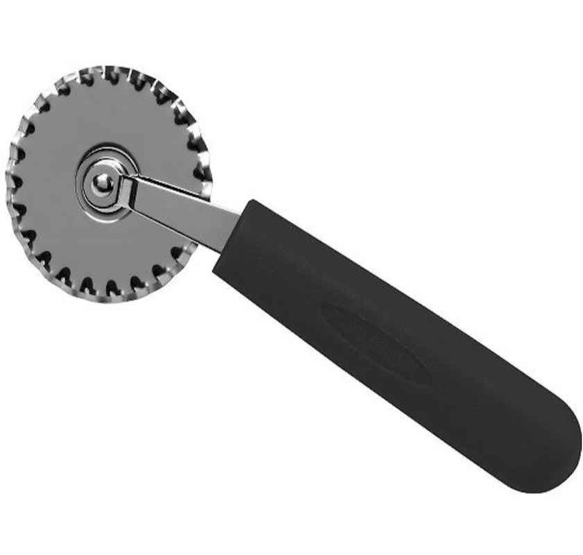 Degsporre med svart handtag frilagd