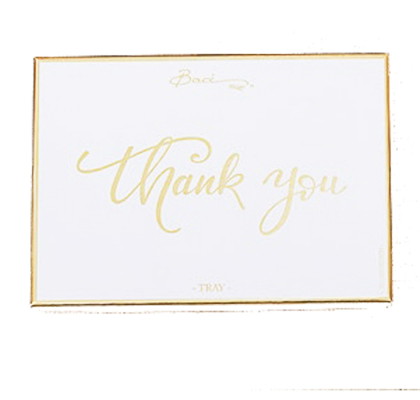 Litet guldfat Thank You