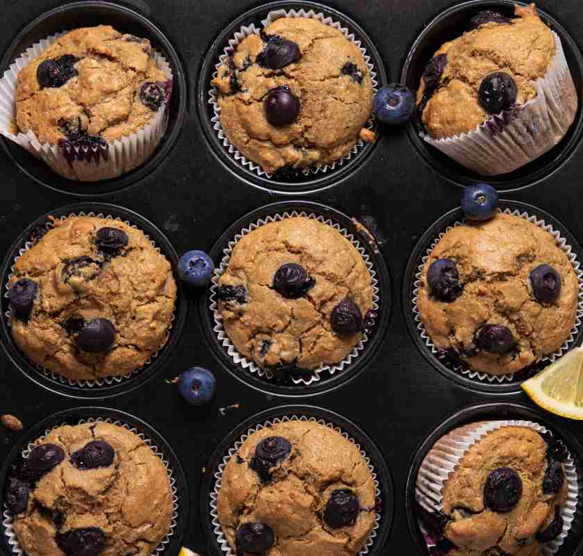 Muffinspl�t 12 h�l med bl�b�rsmuffins