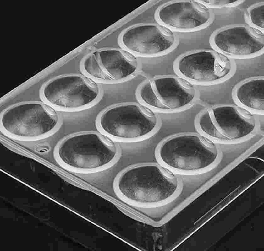 Pralinform halvt klot 24 st i polykarborat