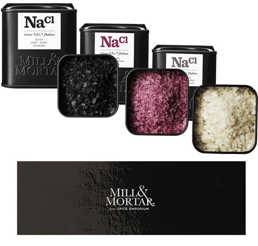 Svart, vinr�tt & ekr�ktsalt i presentask p� FreakyKItchen