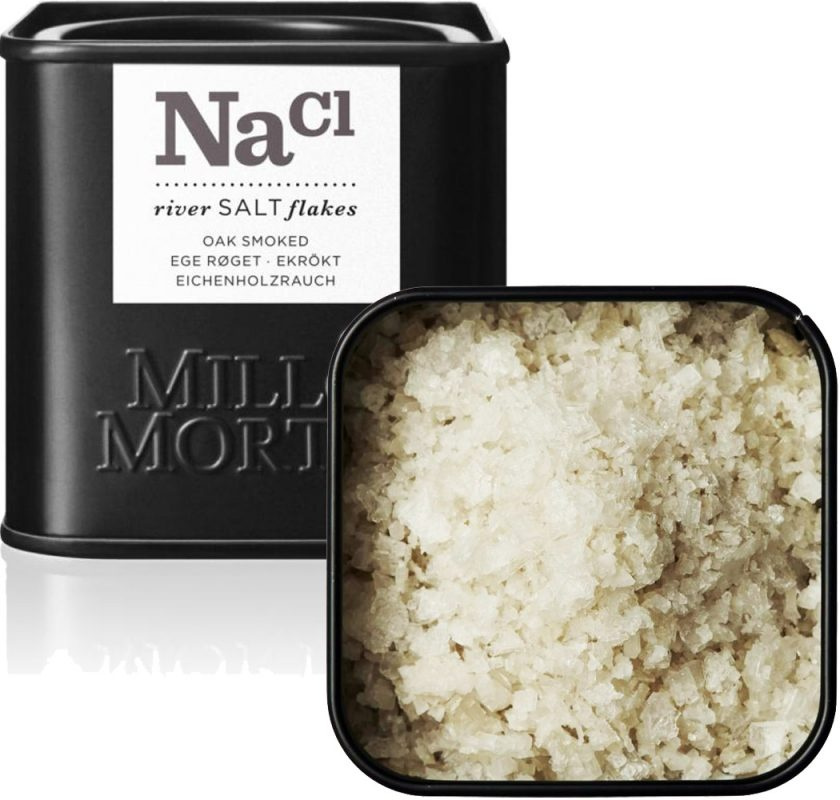 Kryddor & salt med r�ksmak i presentask Mill & Mortar