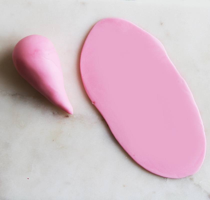 Sugarpaste pink pettinice no 5 250g