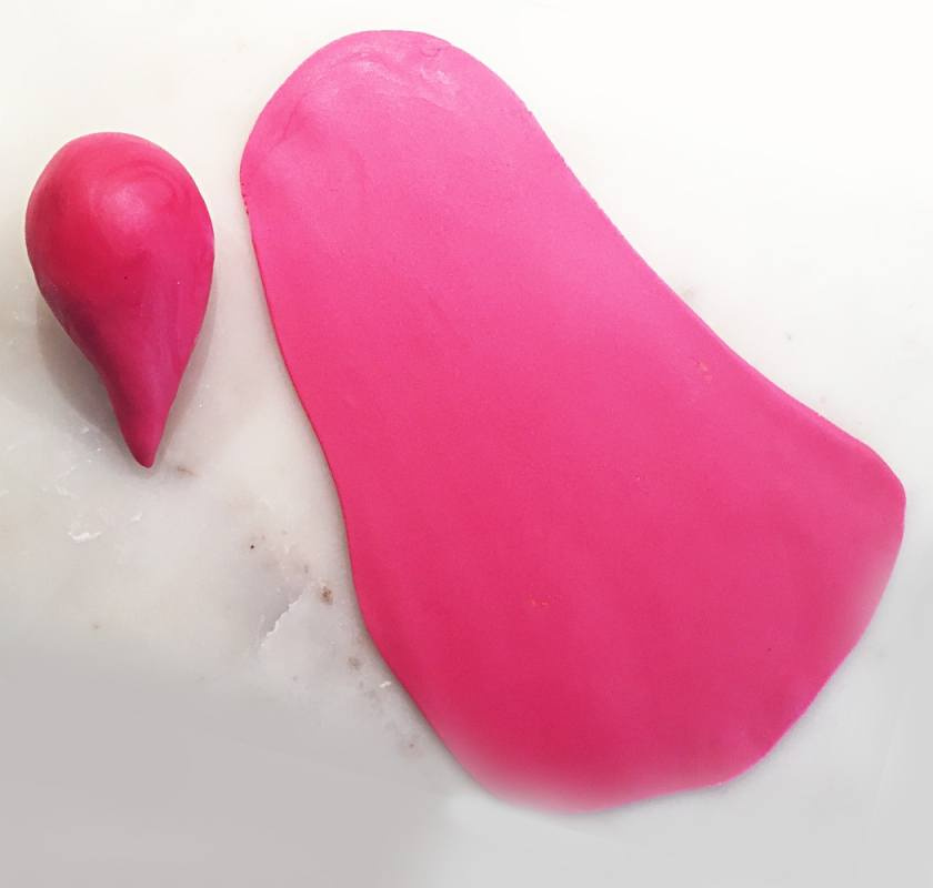 Sugarpaste dark pink pettinice no 5 250g bakels