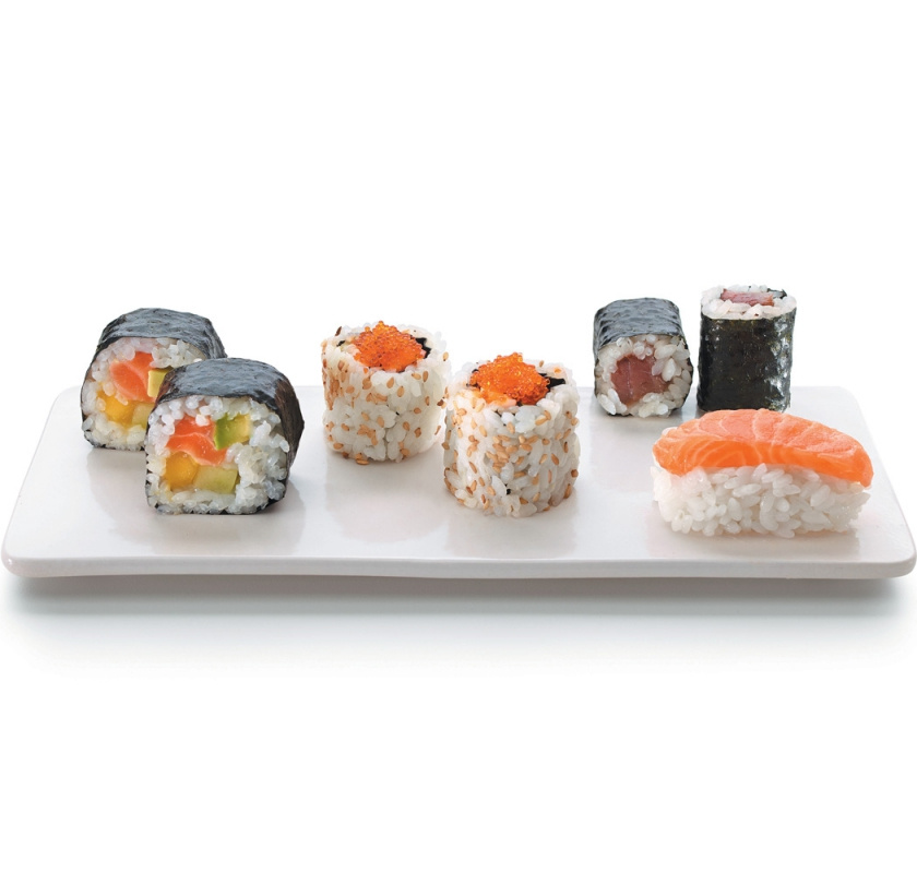 Makirullar rullade med sushimatta