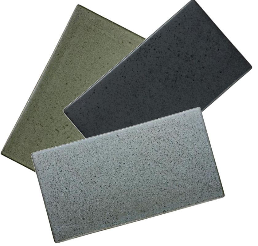 Tallrik rektangul�r i stengods