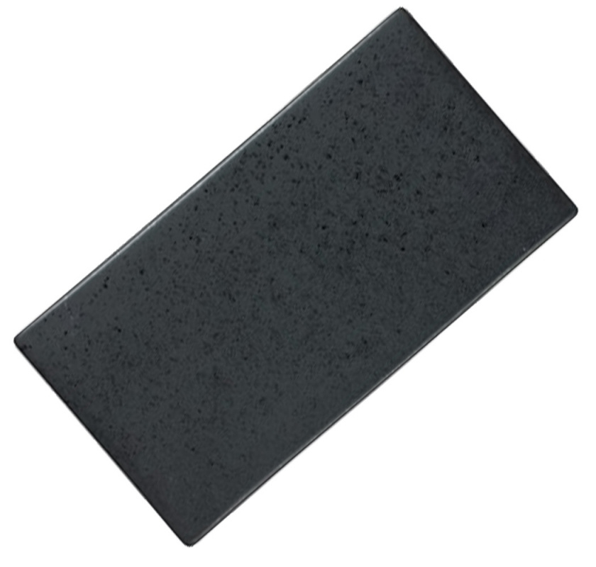 Tallrik rektangul�r i stengods