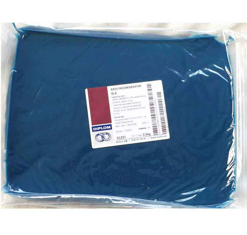 Kobia diplom Bl� marsipan till kavling & figurer