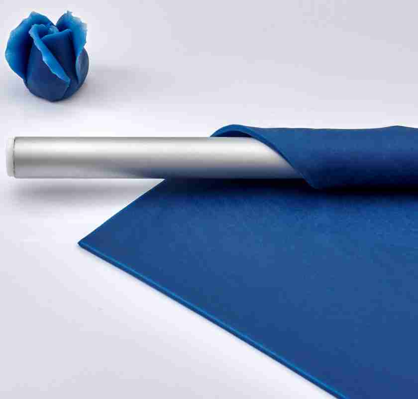 Marsipan Bl�  kavlad och som ros