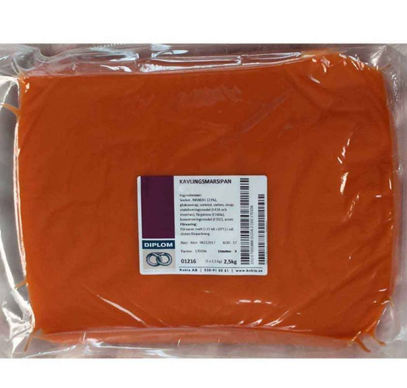 orange kavlingsmarsipan diplom kobia p� Freaky Kitchen