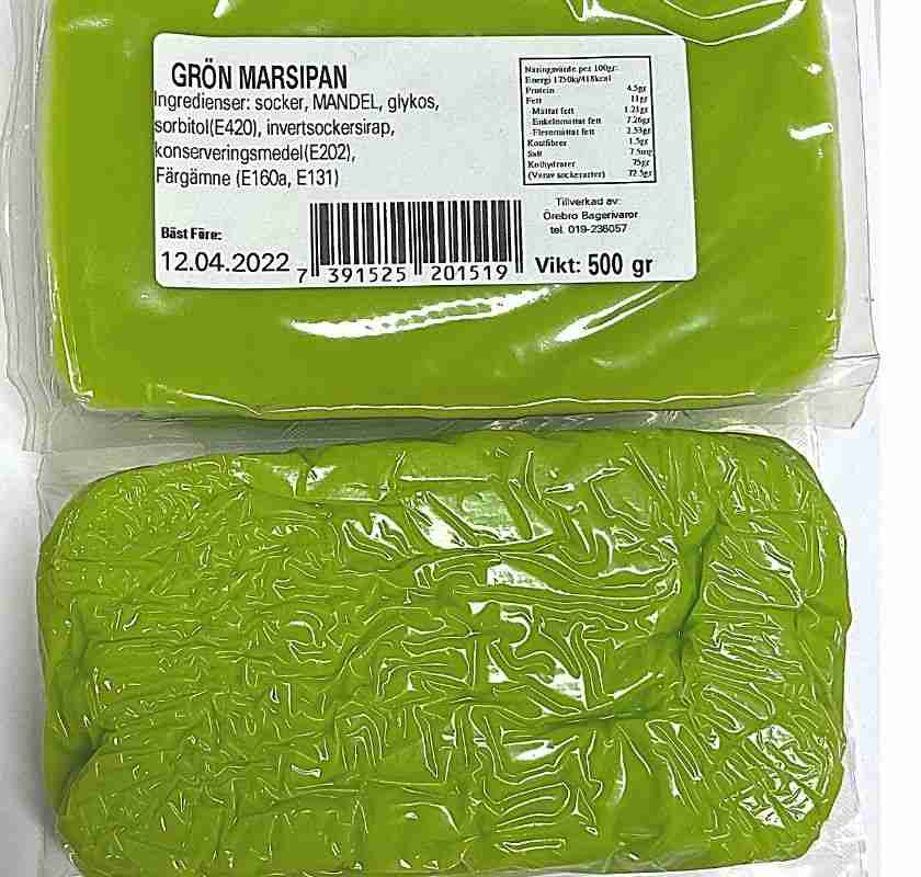 Diplom marzipan gr�n fr�n Kobia