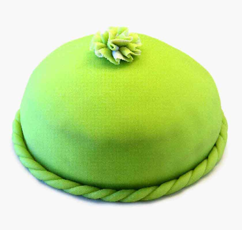 Gr�n kavlingsmarsipan