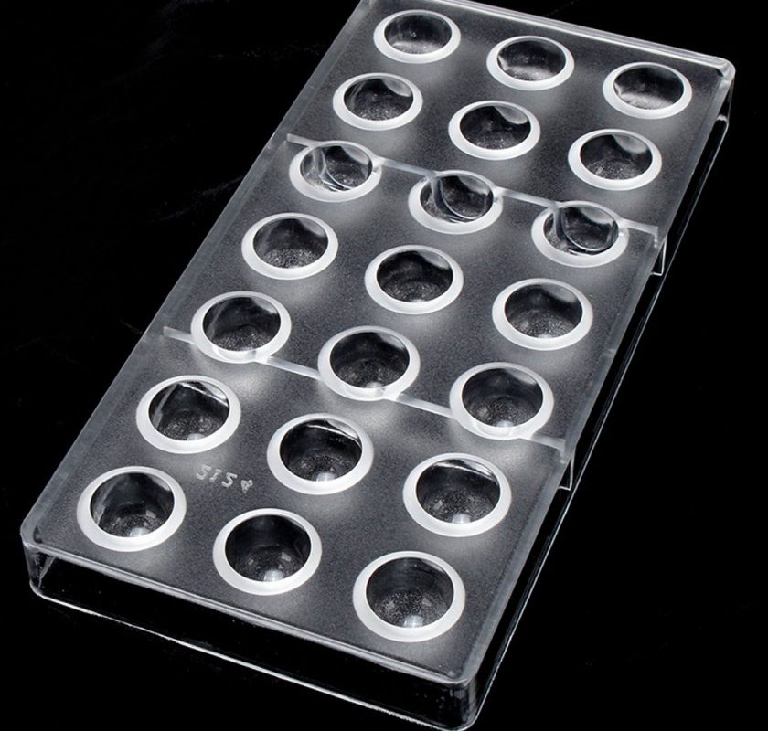 Pralinform klockform 21st i polykarborat