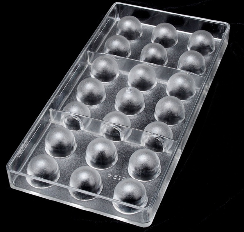 Pralinform klockform 21st i polykarborat