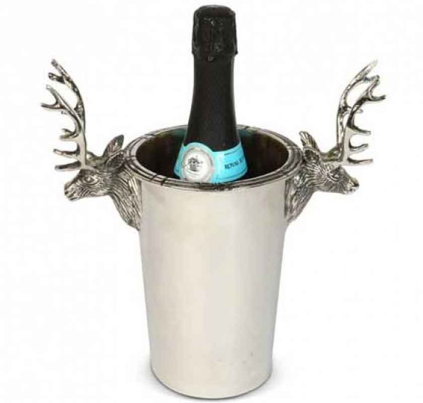 champagnekylare med hjorthuvuden p� Freaky Kitchen