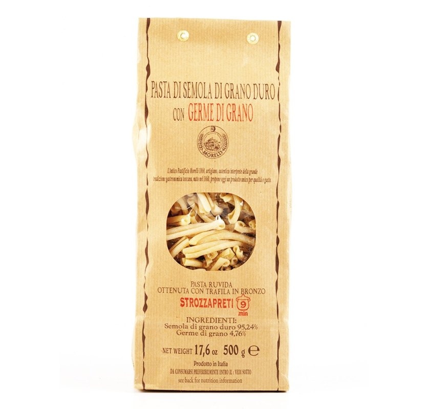 Strozzapreti italiensk kvalitetspastapasta