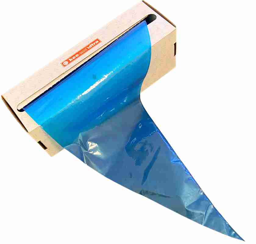 Kee-seal spritsp�sar, bl� p�se p� rulle i f�rpackning