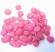 Rosa non temp pellets med jordgubbssmak Candy melt chokladknapparn jordgubb