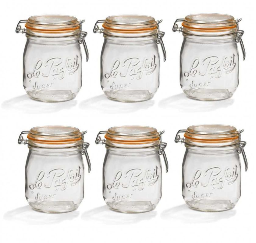 Le Parfait konserveringsglas 0,75l 6-pack