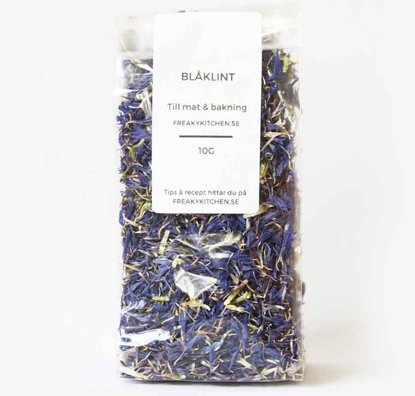 Bl�klint torkad i burk