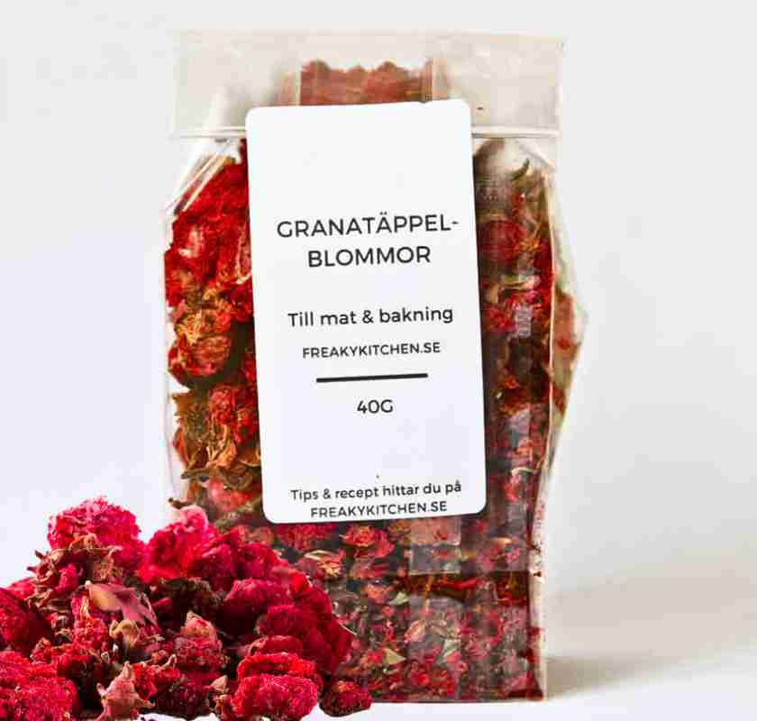 Granat�ppel blommor torkade