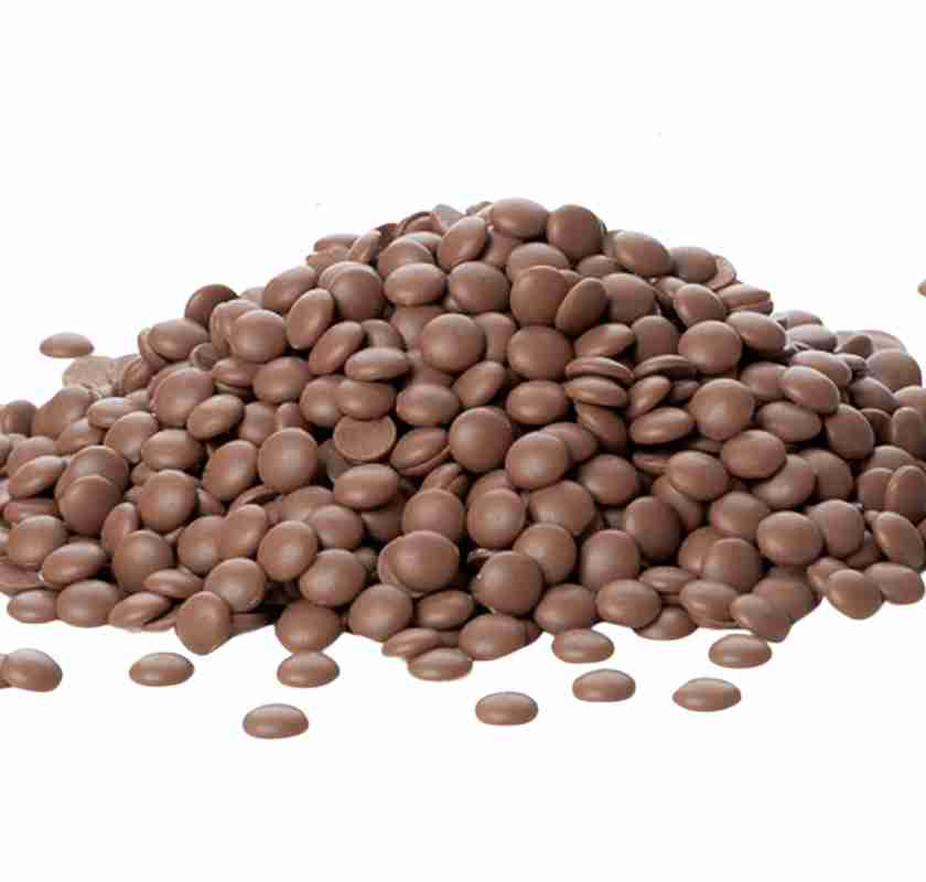 Mj�lkchoklad i pellets 2,5kg intense 37% chokladpellets I en h�g