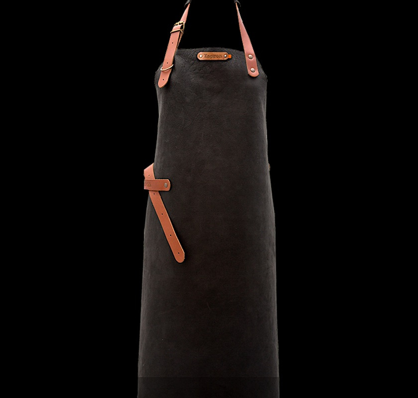 Skinnf�rkl�de handgjort svart