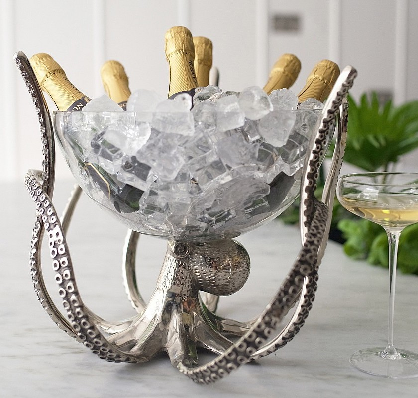 Vinkylare bl�ckfisk glas