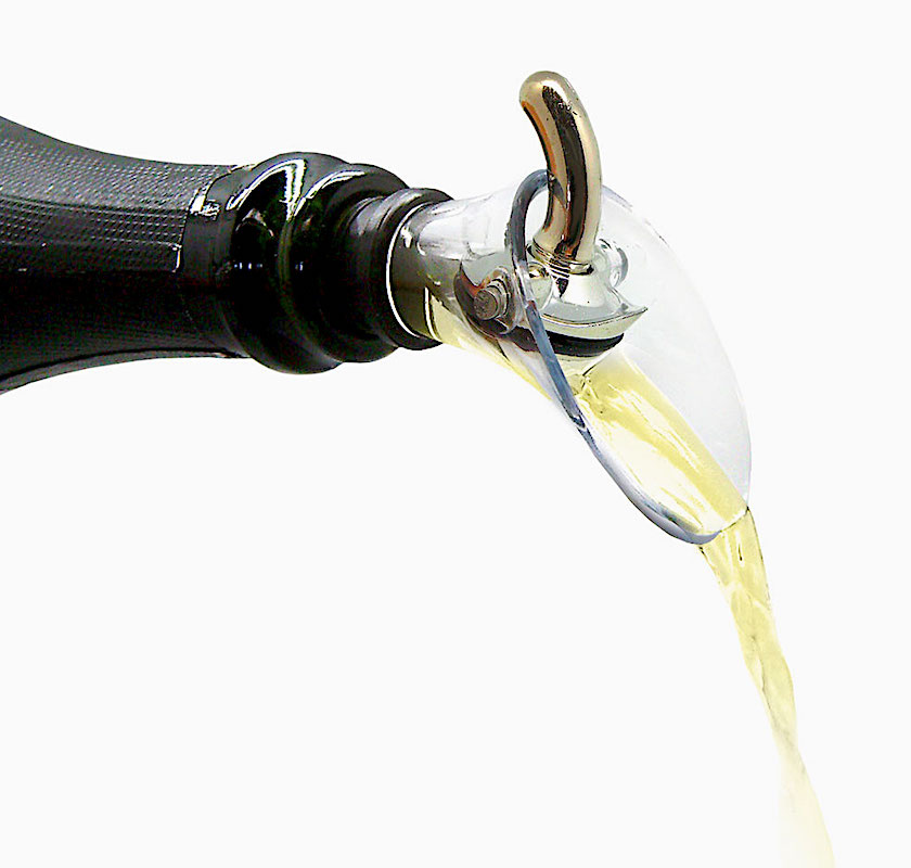 H�llpip och f�rslutare - Stop & pour