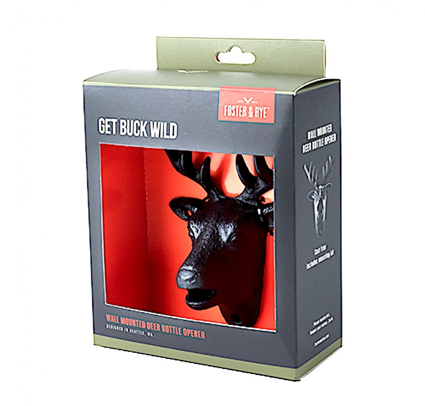 Hjort kapsyl�ppnare f�r v�ggen