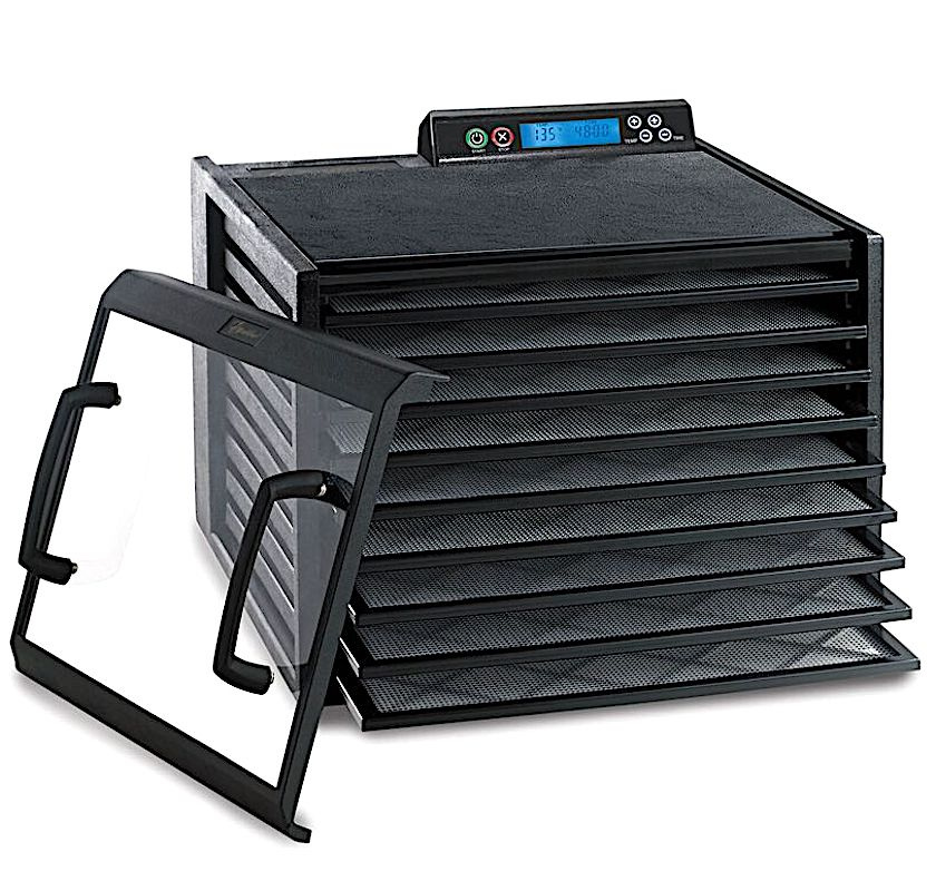 Torksk�p f�r mat 9 brickor 48-timmar timer svart Excalibur 