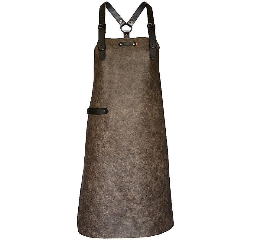 F�rkl�de i skinn kors i ryggen taupe